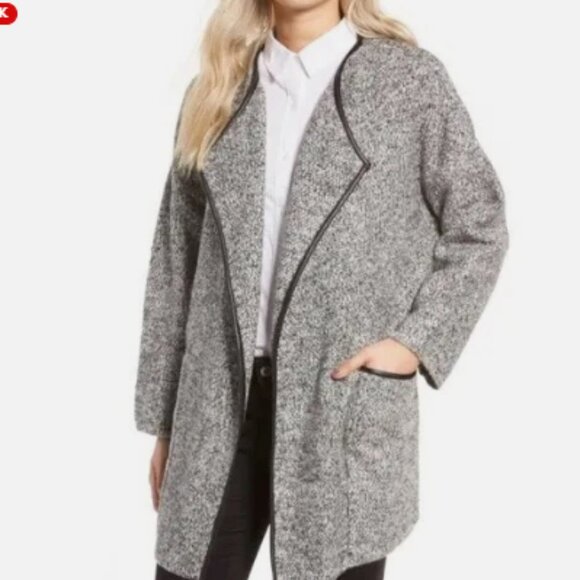 Zara Knit Open Front Long Cardigan Coatigan Sweater Size Small - Picture 9 of 9